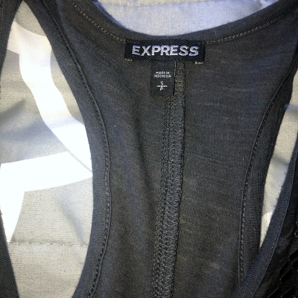 πππ 3 for $20 ππExpress Grey Razor Back tank - Picture 6 of 8
